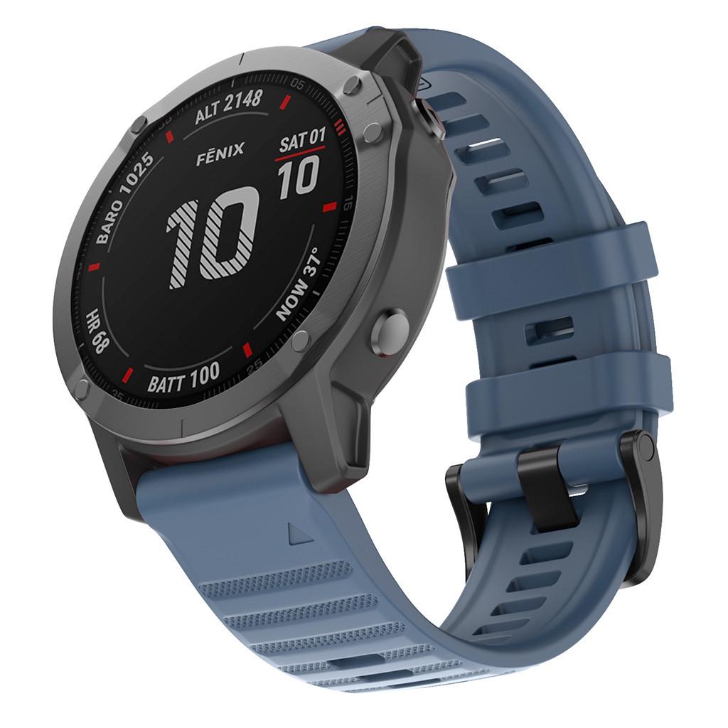Silikon-Schnellverschluss-Uhrenarmband für Garmin Fenix 6, 6x, 5 und Fenix 3 (22mm/26mm)