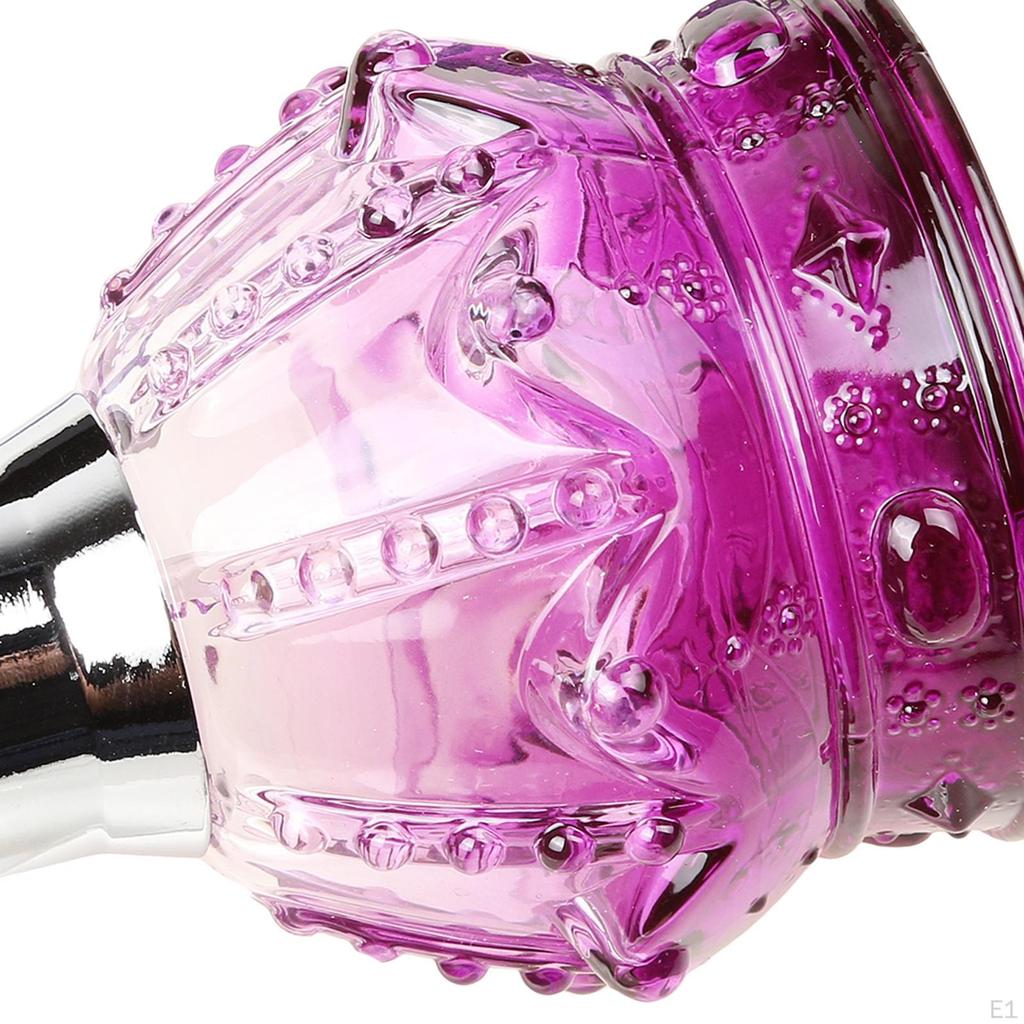 Women Girls Ladies 100ml Empty Refillable Travel Long Bulb Tassel Spray Perfume Bottle Purple