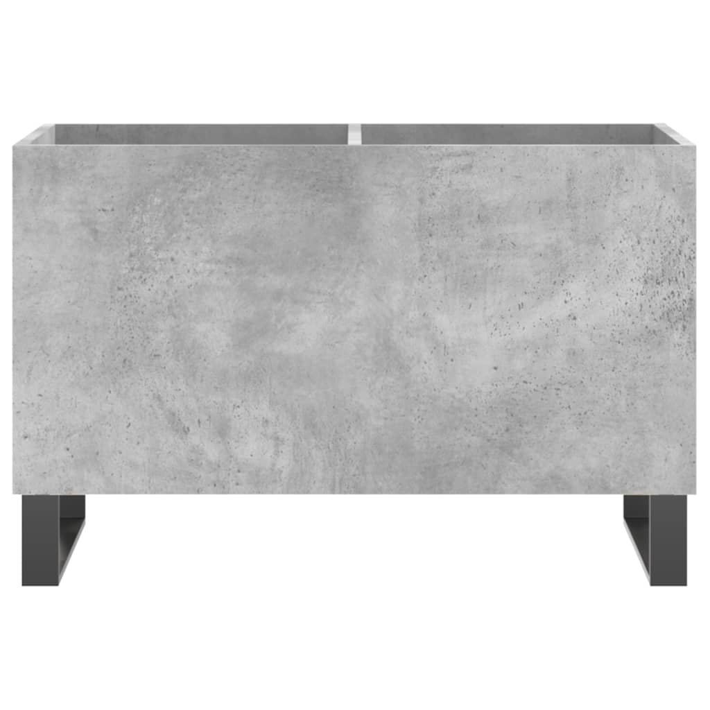Record Cabinet Concrete Grey 74.5 x 38 x 48 cm Engineered Wood