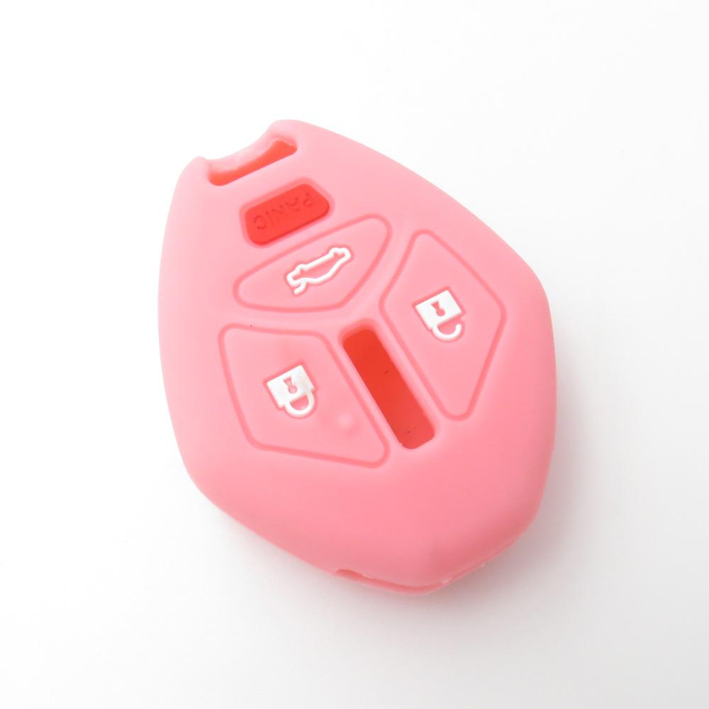 Silicone Key Cover Case Skin Fit For Mitsubishi Lancer Evo Outlander Galant Asx 380 Endeavor Mirage 4Button Remote Keycocolockey