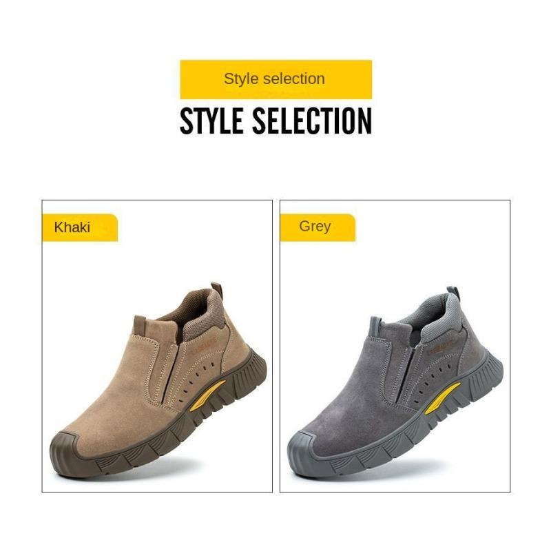 Labor Insurance Shoes Rubber Men's Construction Site Work Warehouse Anti-smashing and Anti-piercing