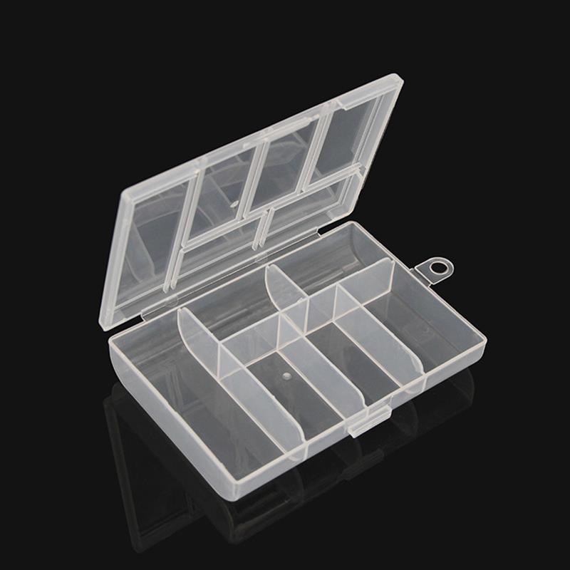 3 Slots Transparent Storage Box Simple Hairpin Jewelry Case Mini Boxes Packaging Case Pratical Plastic Storage Box