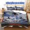 Airplane Soft Duvet Cover Soft Duvet Cover Featuring Airplane Patern Suitable for Children Kids Plus Adult Peoples Soft Comfortable Plus Breathable