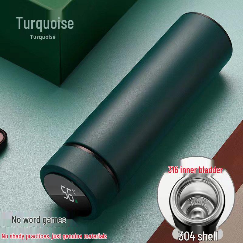 Smart Temperature Display 316 Stainless Steel Insulated Water Cup, Large Capacity High-End Insulated Mug