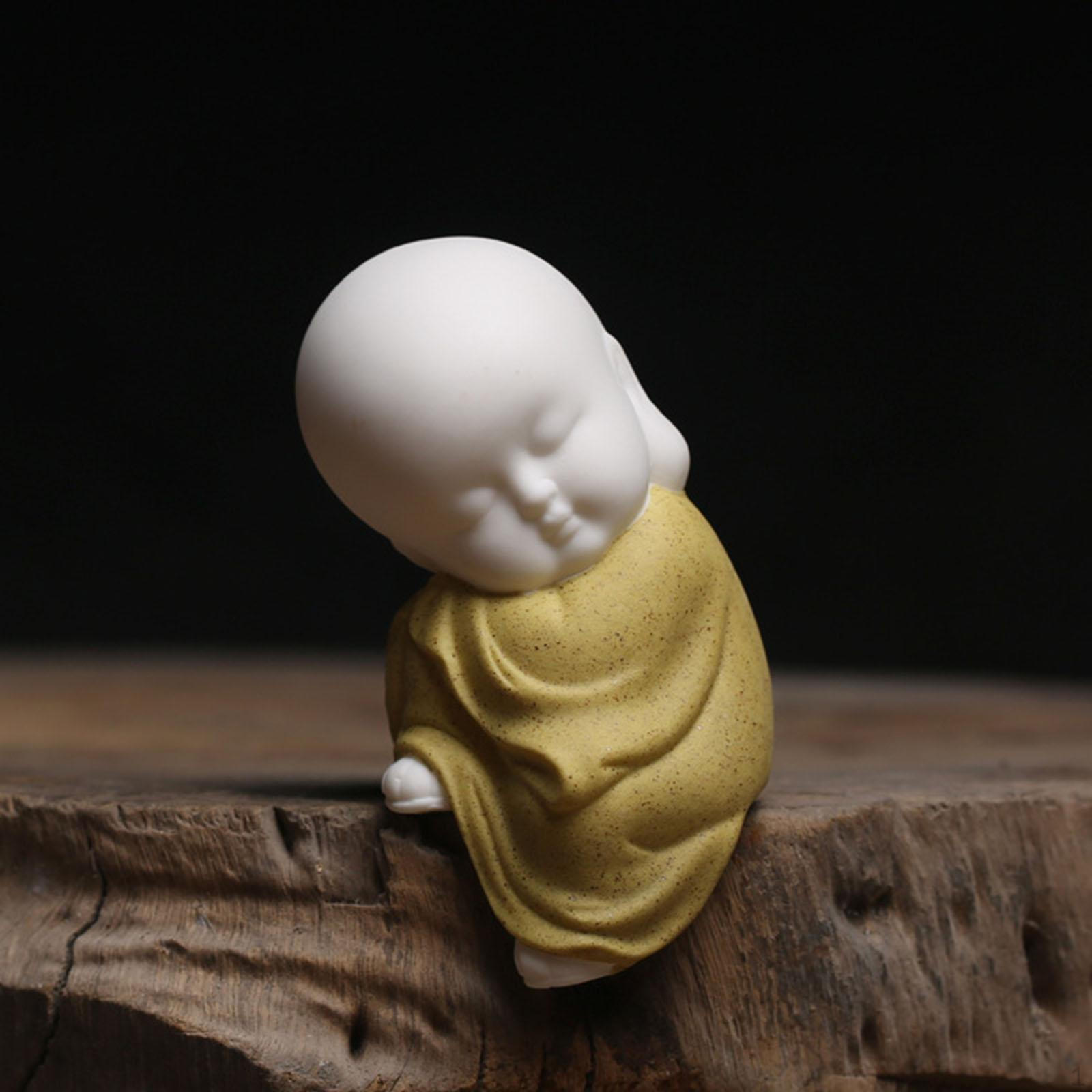 

Buddha Sculpture for Home Decor Yellow