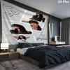 Aitana Name Wandteppich Ästhetischer Wandbehang Bedruckter Stoffdecke Dekorative Wandteppiche für Schlafzimmer Wohnzimmer Heimdekoration