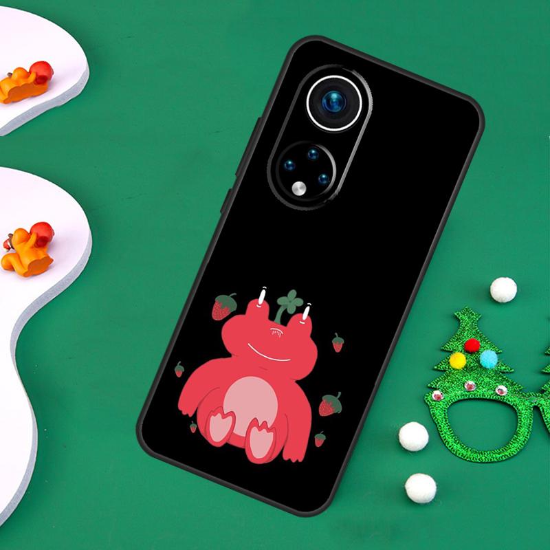 Cottagecore Fruit Strawberry Frog Case For Honor 200 Pro X9c X9b X9a X8a X8b X7a X6a X8 X9 50 70 90 Magic 5 6 7 Lite Cover