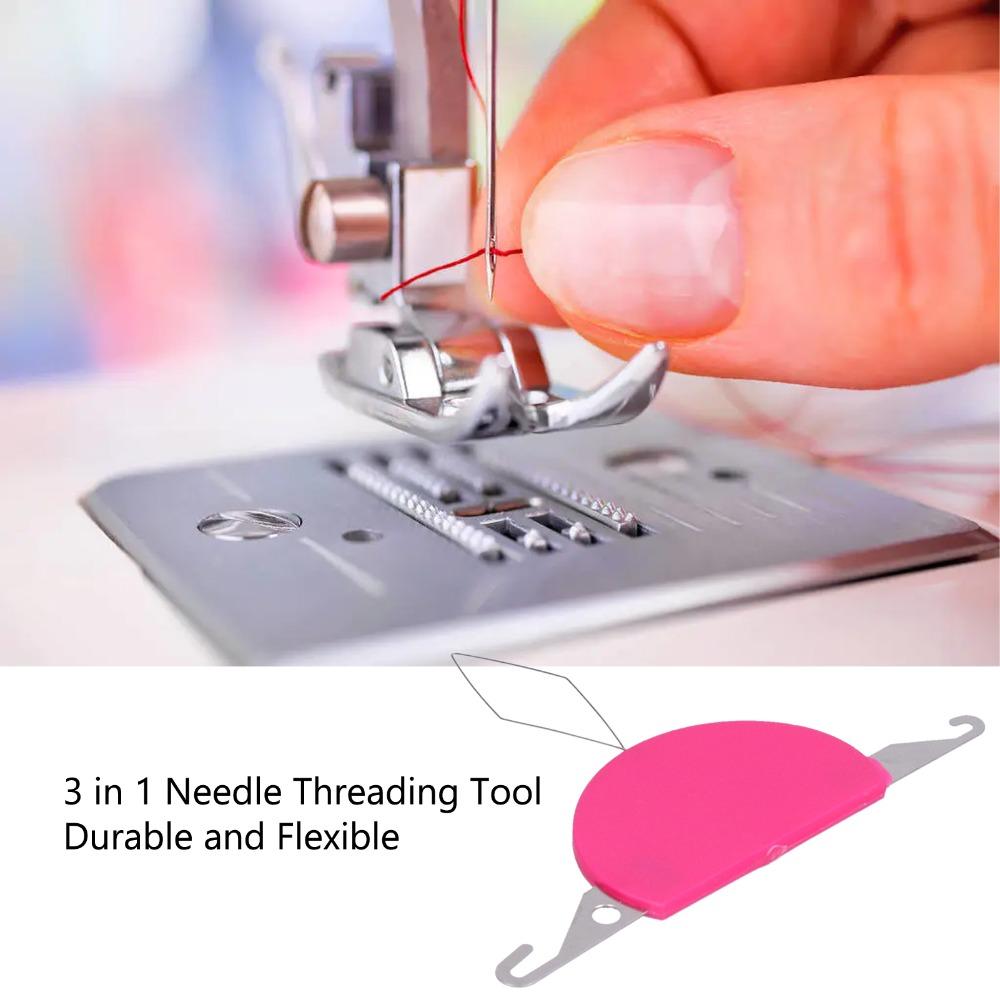 5pcs Lightweight Needle Threader Soft Flexible Portable Needle Threader  For Hand Sewing