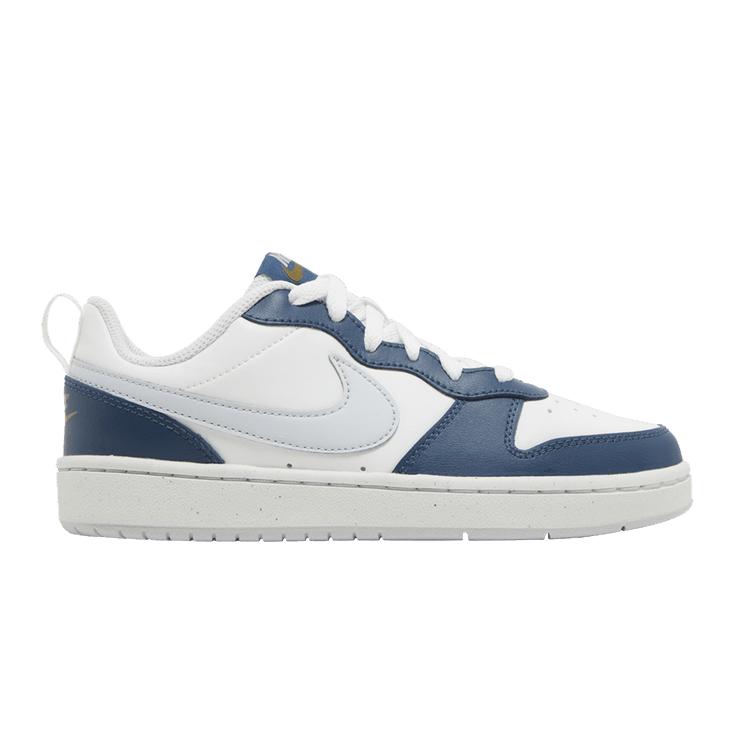 Nike Court Borough Low 2 SE GS White Valerian Blue 35.5