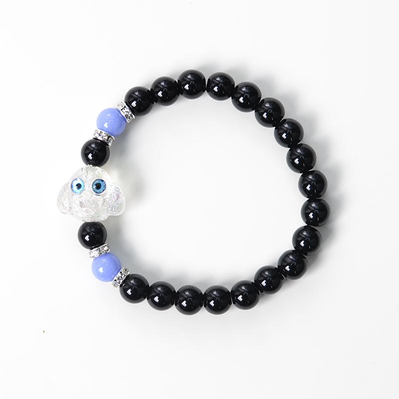 

Милые мультяшные светящиеся браслеты с кошками для женщин и мужчин, красочные универсальные браслеты из бисера для пар, ювелирные изделия, аксессуары, подарки