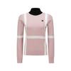 ANEW GOLF Women Block Turtleneck Sweater_Pi