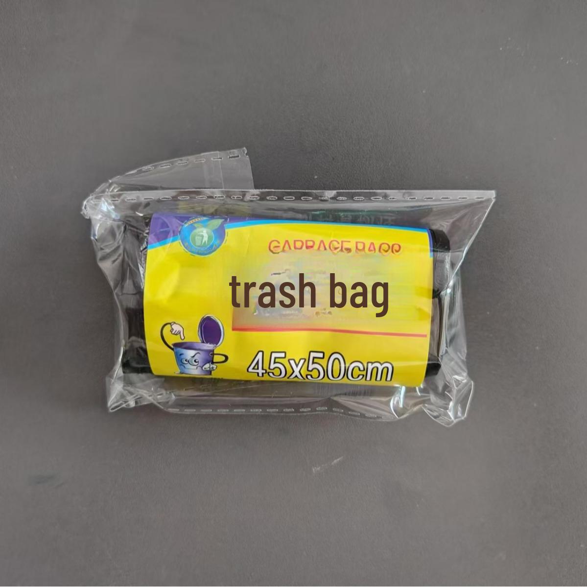 

Многоцелевые толстые черные кухонные мусорные пакеты с перфорацией для легкой классификации чёрный