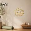Acrylic Lotus Mirror Wall Sticker Sticker, Flower Decal, Zen Style Chinese Ornament Self Adhesive Decoration for Living Room Bedroom Yoga Studio
