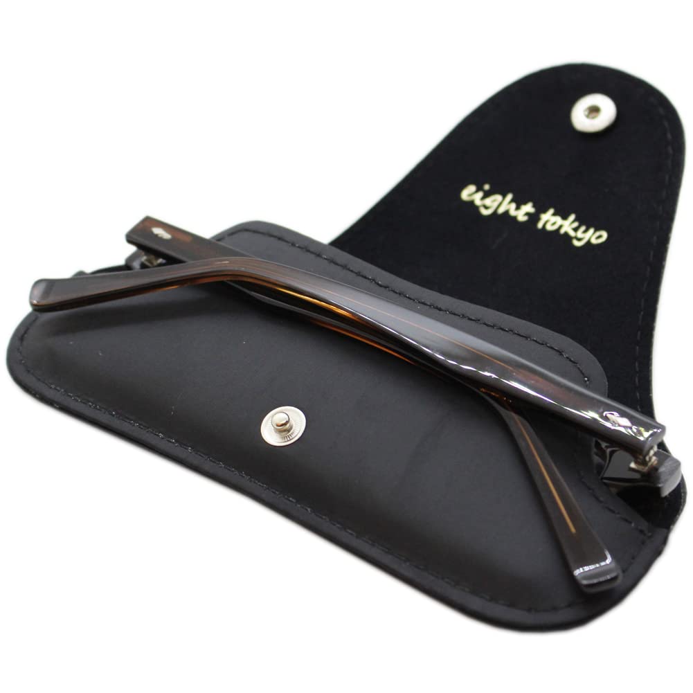 Eight Tokyo Sunglasses Recycled Made in Case, Eco-Friendly, Materials, Sustainable, Stylish, Unisex, Black, Japan, ECO-CASE-620-BK