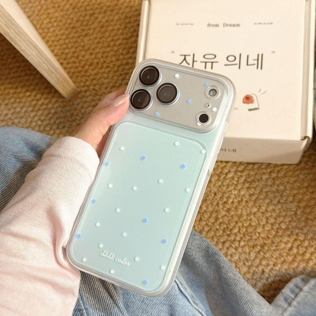 Colorful Polka Dot Phone Case for Apple 16Pro/17ProMax/15 with Anti-Drop Protection