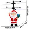 Christmas Flying Santa Claus Infrared Induction Aircraft Electric Toy Kids Gift