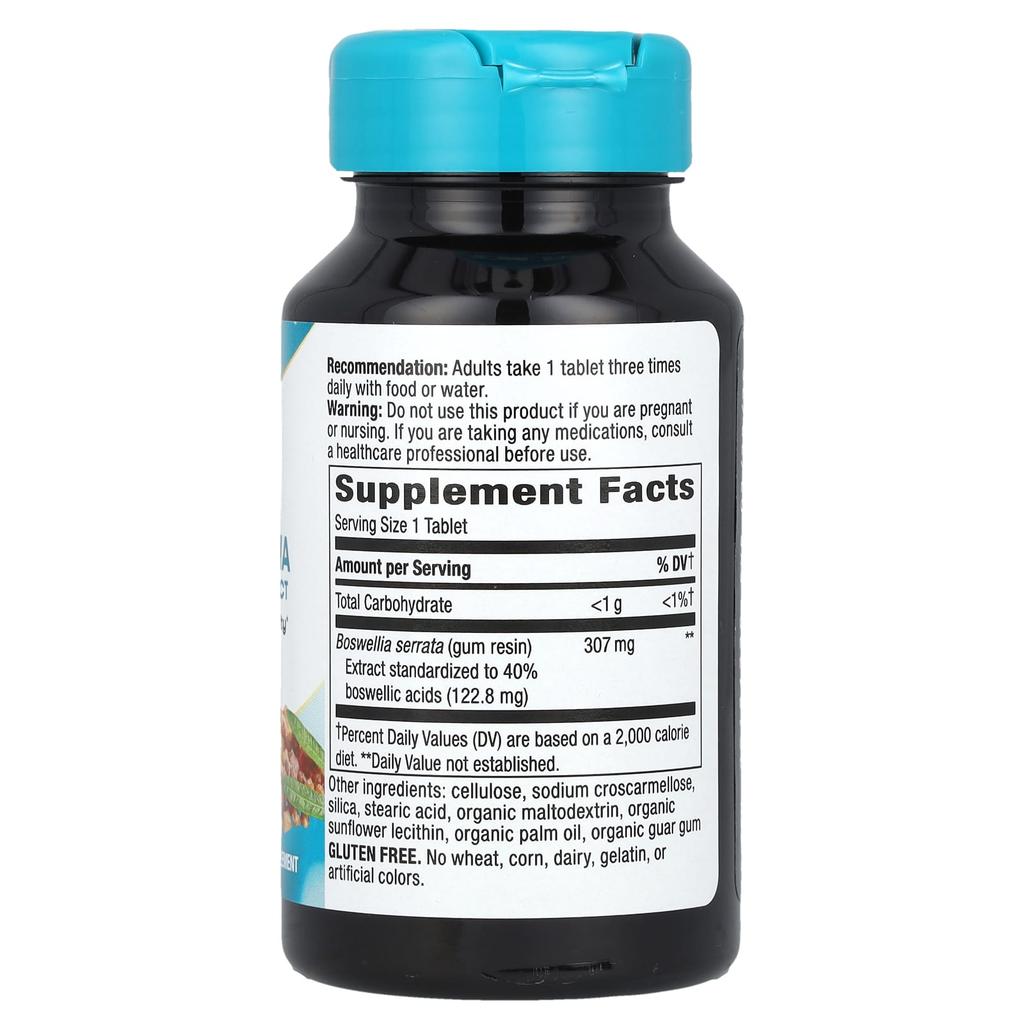 Nature'S Way, Boswellia, Premium Extract, 307Mg, 60 Tablets