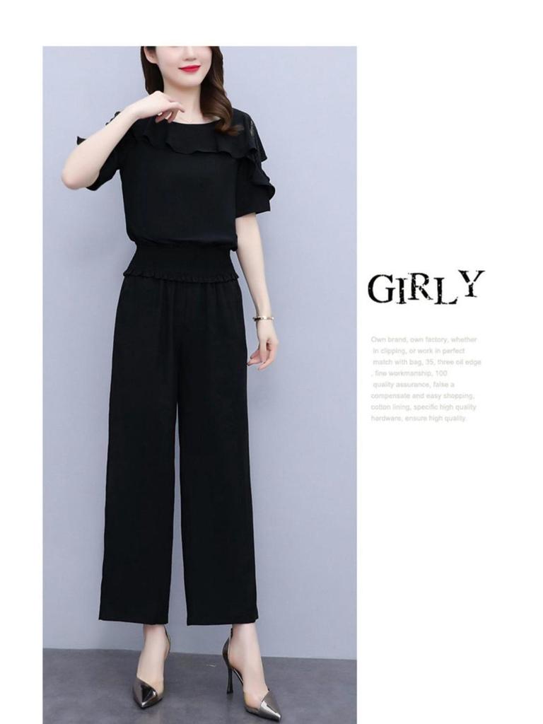 Southeast Asia Plus Size Casual Short Sleeve Sportswear Set