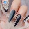 6 Grids Rock Style Nail Art Chains Mixed Metal Accents Classic Gothic DIY Nail Jewelry Accessories