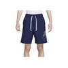 Nike Sportswear Alumni Logo Embroidered Woven Training Shorts Men Bottoms Navy-Blue DB3811-410