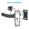 Aluminum Leisure Rv Screen Door Latch Hand Handle Kit For Driver Side Door - Camper Motorhome Travel Trailer