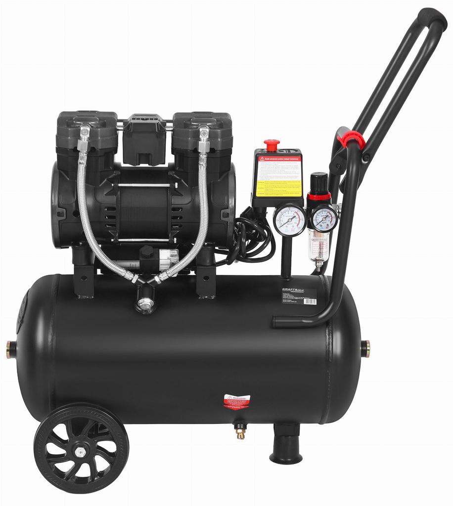 Kompresor Bezolejowy 24L 1450W | Kraft&Dele