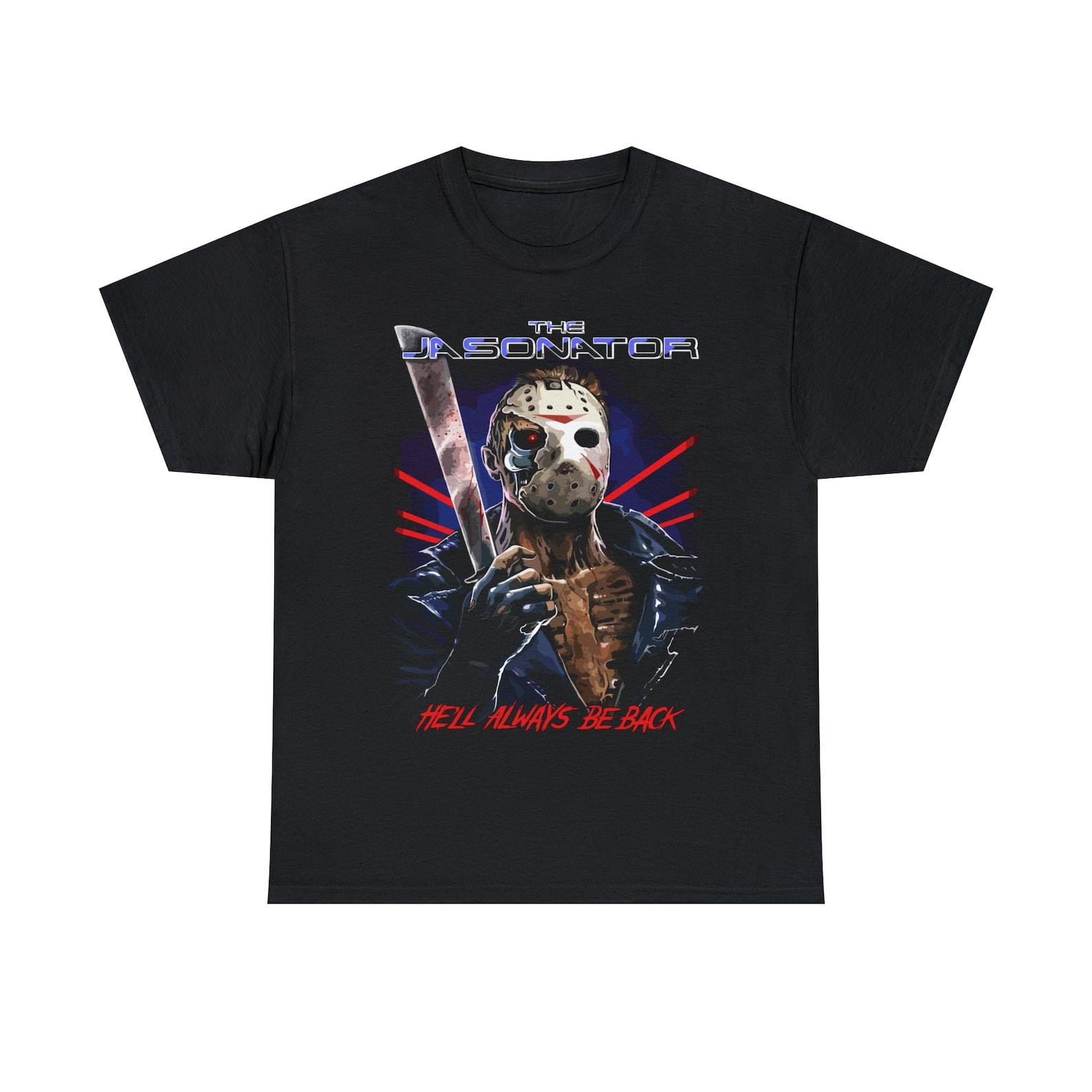 The Jasonator - Terminator Parody - Friday the 13th Gildan Unisex Heavy Cotton Tee 160