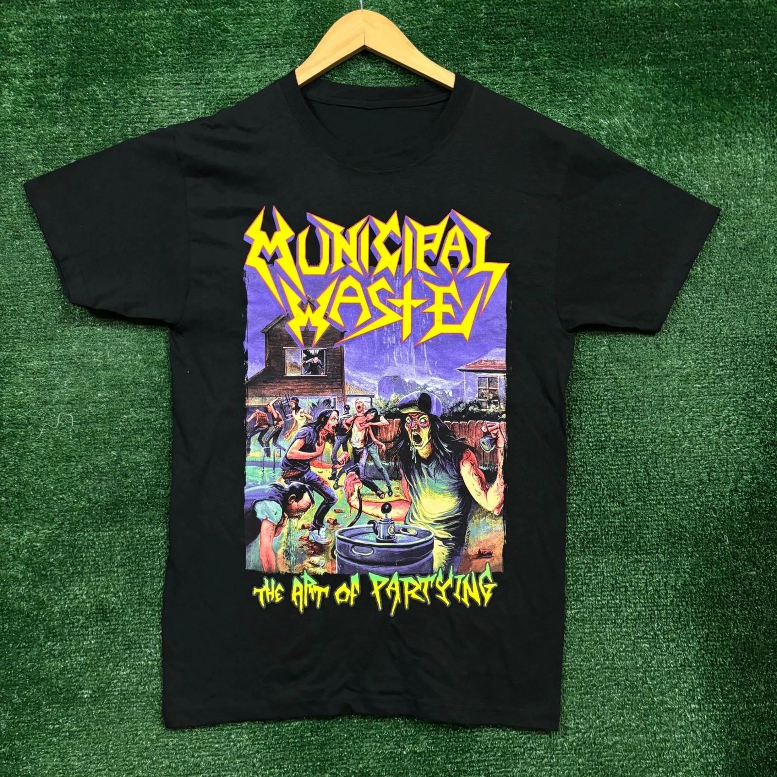 Municipal Waste The Art of Partying Thrash Metal Band T-shirt Size Small M