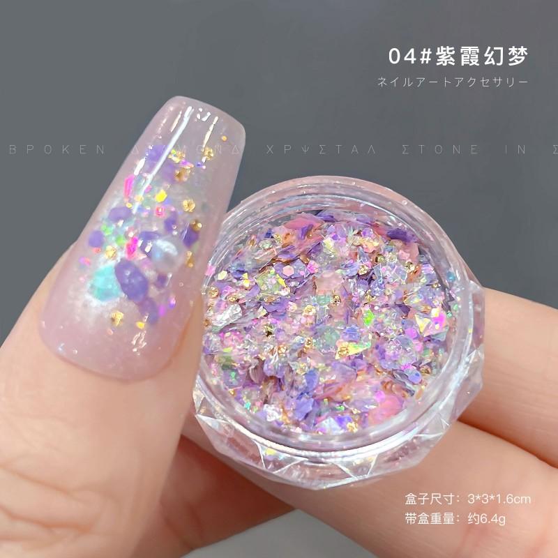 Nail Art Glitter Mix Irregular Shiny Sequins DIY Manicure Decoration
