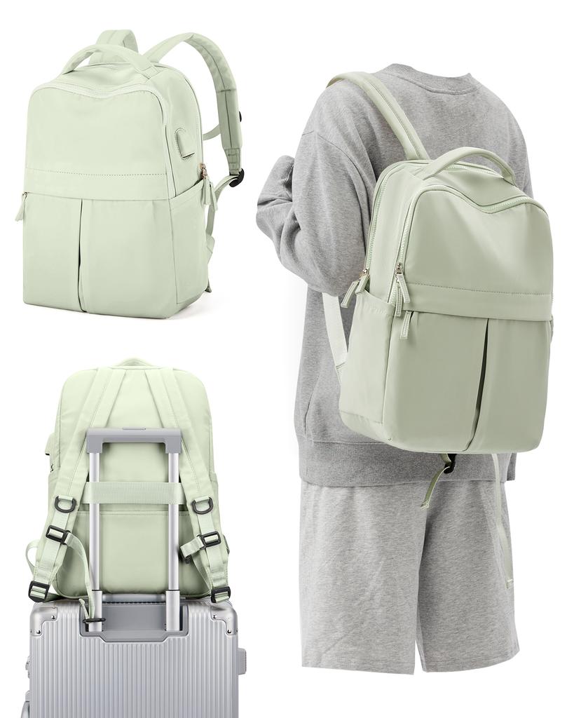 Black Laptop Backpack For Women Gym Backpack Casual Daypack Backpacks Travel Backpack For Traveling On Airplane Work Backpack