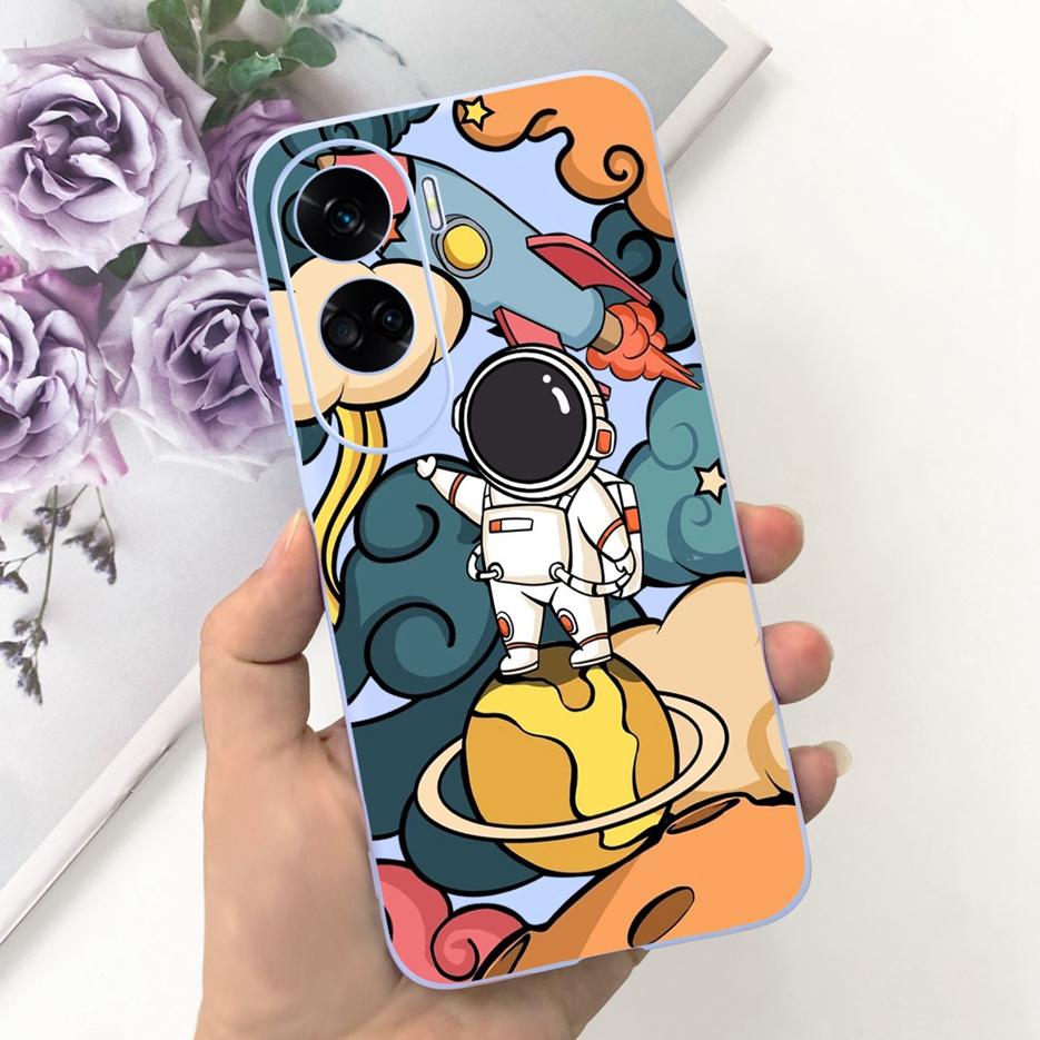 For Honor 90 Lite Case CRT-NX1 Cute Cartoon Cover Shockproof Soft Silicone Phone Case For Honor 90 Pro Honor90 Lite Fundas Coque