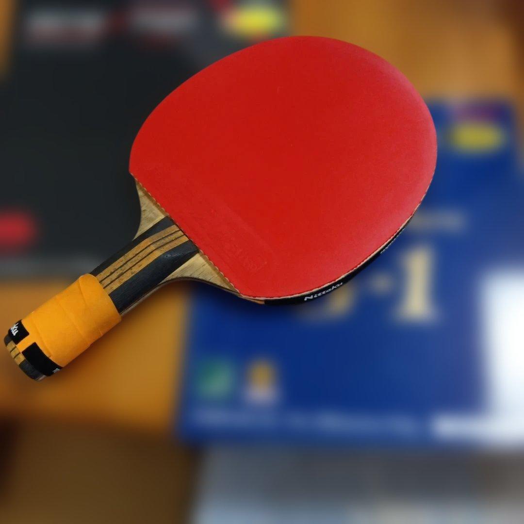 Used Table tennis racket acoustic carbon advanced set