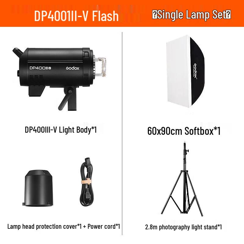 Godox DP400III-V 400W Studio Flash Kit