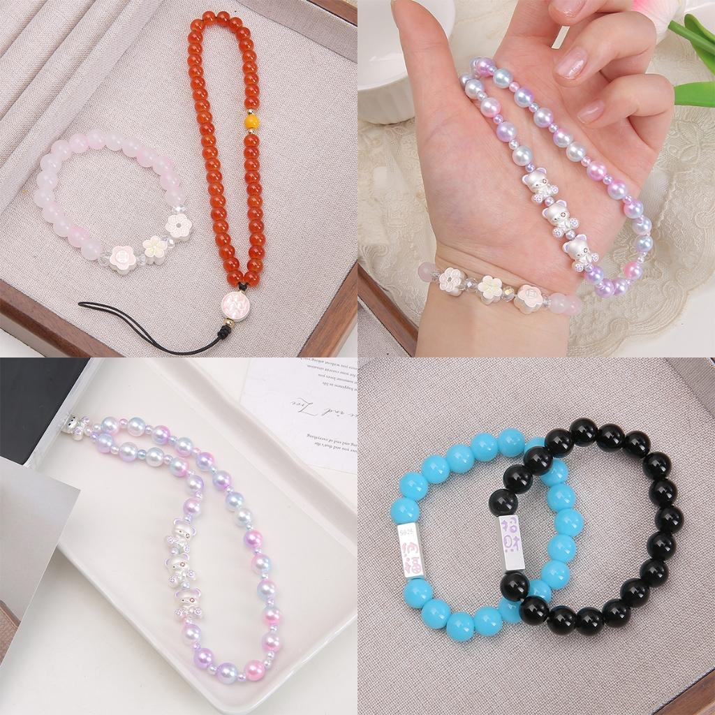 1pc Little Alloy Bear Bead Bunny Beaded Lucky Beads DIY Charm Beads Handmade Jewelry Accessories
