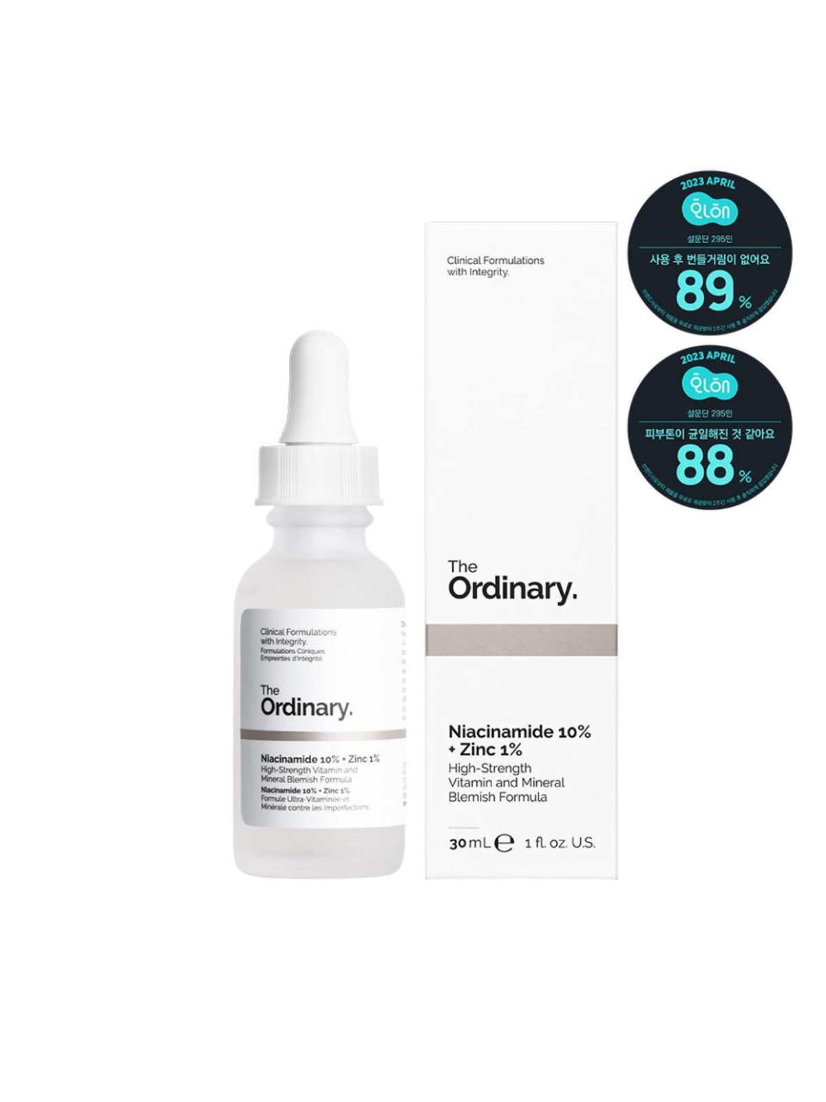 TheOrdinary Niacinamide 10% + Zinc 1% Serum – Oil Control & Pore Care Solution for Clear, Balanced Skin