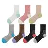 Women's Head Sports Socks, Color-blocking Mid-calf Socks, Towel Bottom Sweat-absorbing and Odor-proof Socks, Boneless Corset, Yoga and Running Socks