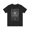 Heart Spider Web Themed Design Tshirt Gothic Style Womens Casual Loosefitting Short Sleeves Spider Print Fashion Black Tee