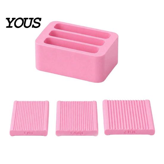 Clay Ball Shaping Device 3Pcs 1/1.5/2MM Mini Polymer Bead Maker, Strip Rolling Mold, Jewelry Making Supplies Beads Tool for DIY Bracelet Necklace