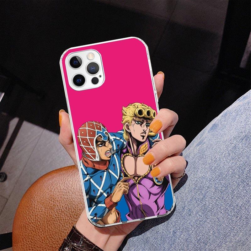 

JoJo s Bizarre Adventure Golden Wind Phone Case For iPhone 17 Air 16 Pro Max 16E 15 + 14 Plus 11 12 13 Mini 7 8 SE Gift Print Co iPhone 13 Pro