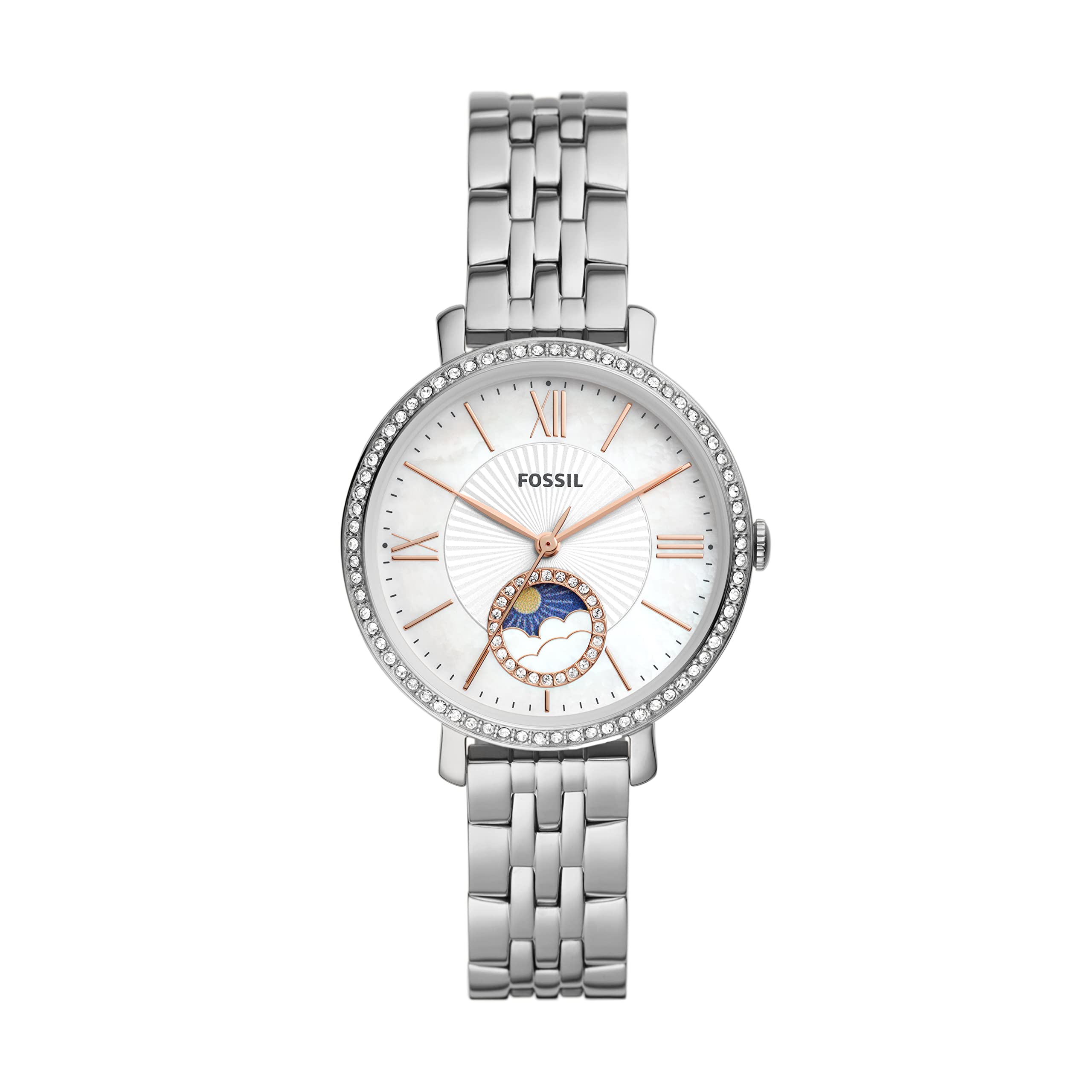 JACQUELINE Multifunction Stainless Steel Watch