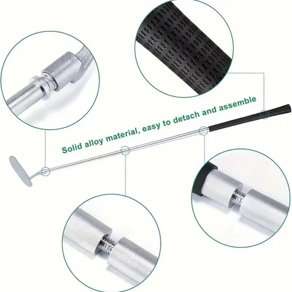 Detachable Putter Golf Putter Set Lightweight Golf Push Rod  Travel Golf Accessories