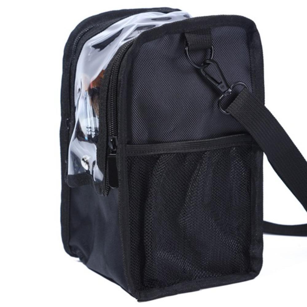Transparent Cosmetic Storage Bag Black Toiletry Bag Casual Cosmetic Container Business Trips