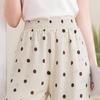 Women's Summer Polka Dot Straight Leg Casual Pants