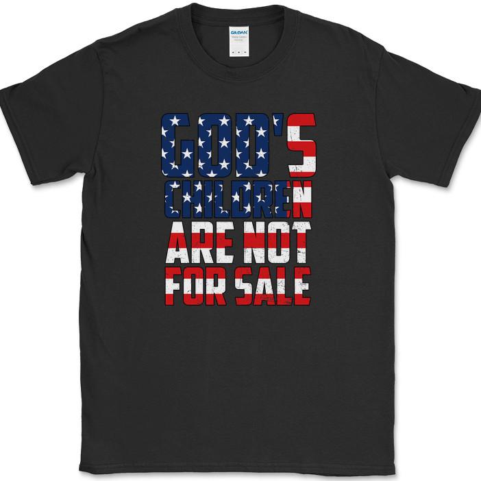 God's Children Are Not For Sale T-Shirt Anti Trafficking Christian USA Tee