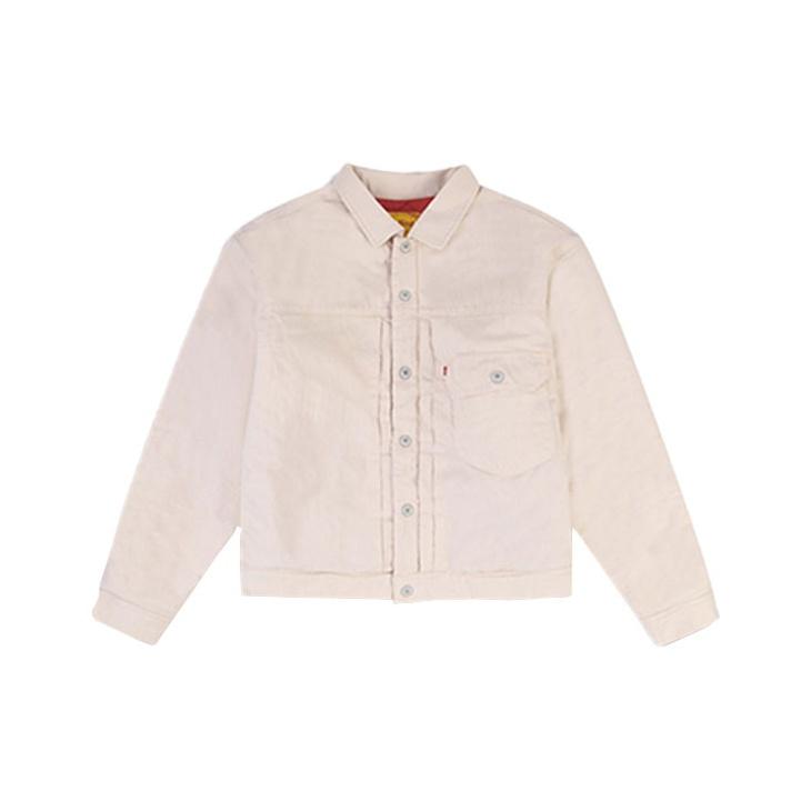 Levis Casual Denim Jacket Men Jackets White A0123-0001