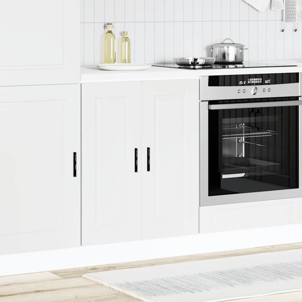 vidaXL Kitchen Base Cabinet Porto White Wood Composite