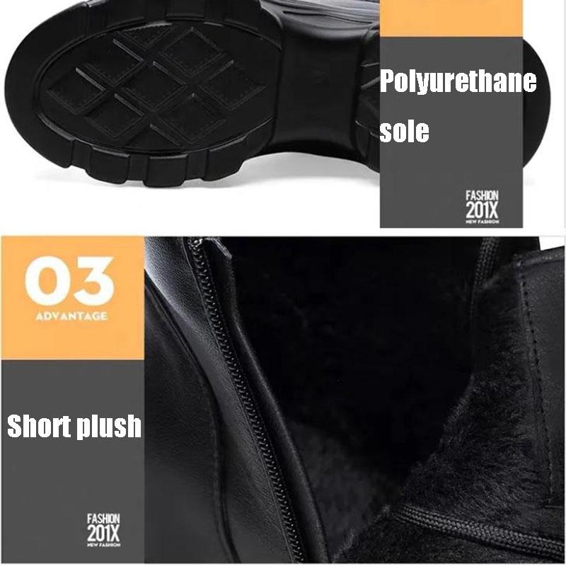 Women Winter Snow Boots High-top Shoes Casual Woman Waterproof Warm Leather Ankle Boots Female High Quality Plush Inner Boots