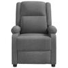 VidaXL Fauteuil Inclinable, Siège avec Accoudoirs et Dossier, Chaise de Relaxation avec Repose-pied, Meuble de Salon, 340182