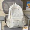 Schoolbag New Japanese Ins High Value Fresh and Sweet Candy Bow Backpack Junior High School Students Lightweight Backpack