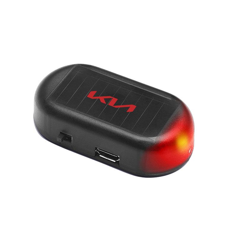 Sticker Car Solar Powered Wireless Anti-Theft Caution Lamp LED Flashing Light For KIA Cerato Sportage R K2 K3 K5 RIO 3 4 Sorento Picanto